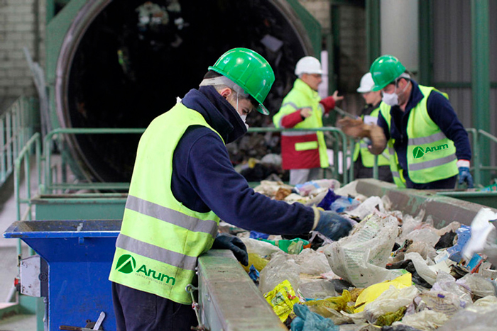 Servicios gestión de reciclado de residuos
